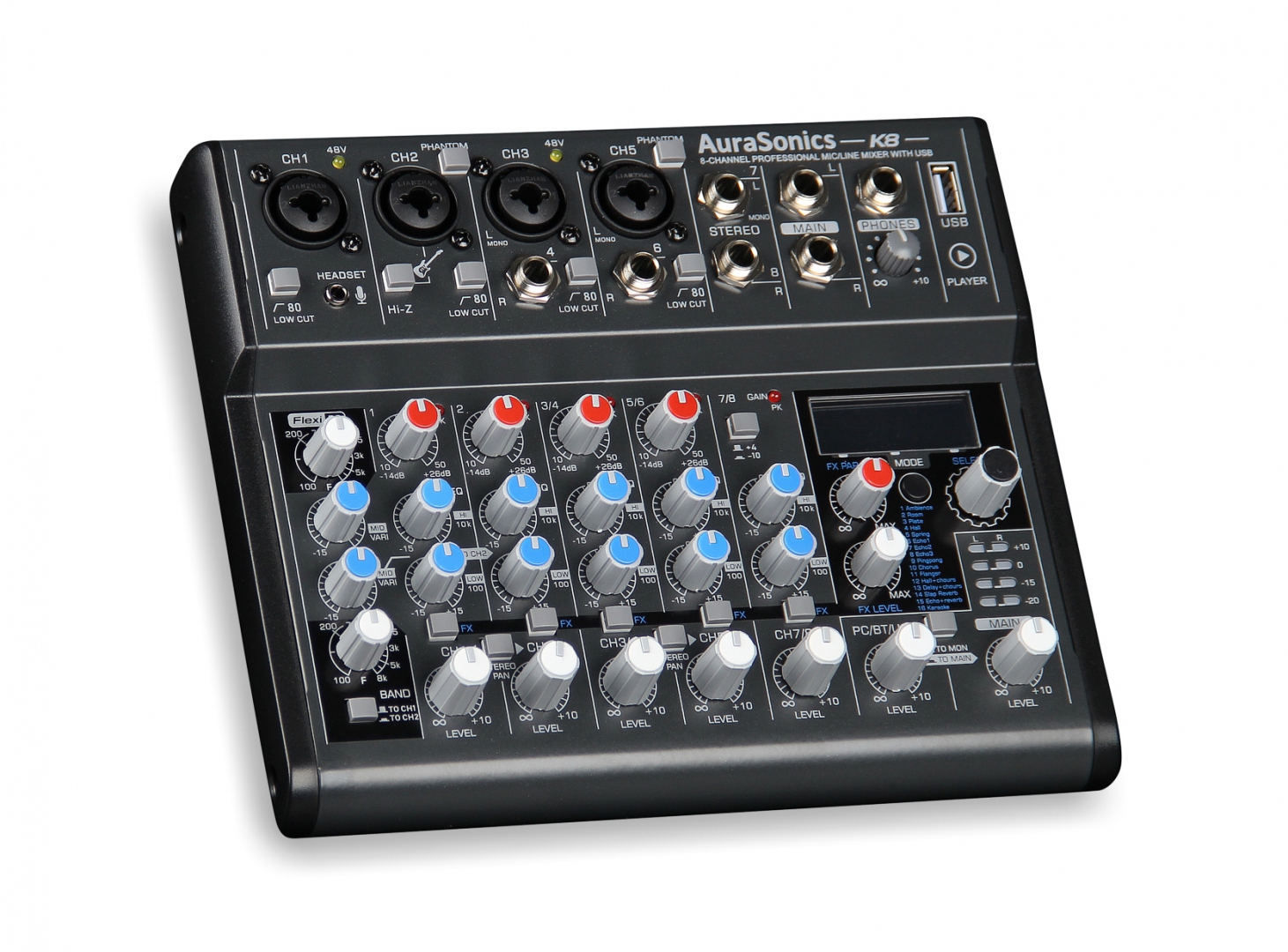 AuraSonics K8 компактный микшерный пульт в Иваново