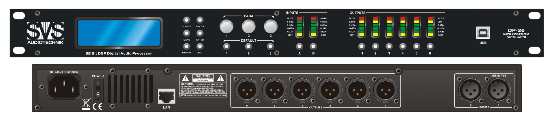 SVS Audiotechnik DP-26 Цифровой процессор: 2 входа 6 выходов в Иваново