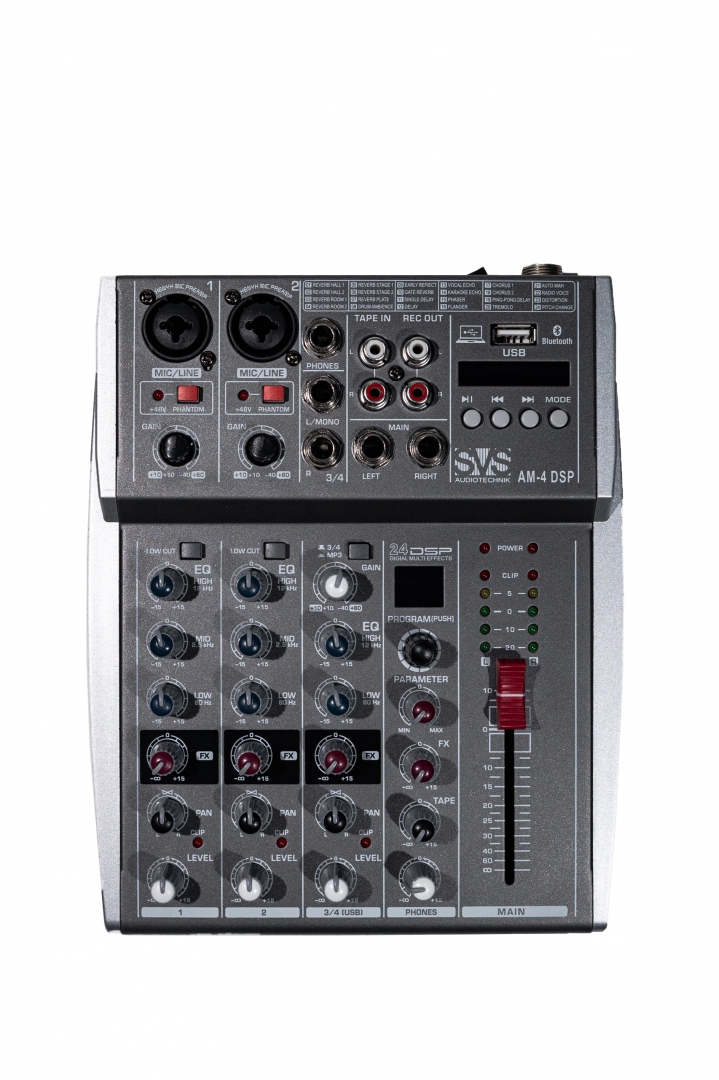 SVS Audiotechnik mixers AM-4 DSP Аналоговый микшерный пульт, 4-канала в Иваново