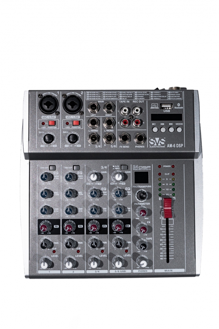 SVS Audiotechnik mixers AM-6 DSP Микшерный пульт аналоговый, 6-канальный SVS Audiotechnik mixers в Иваново