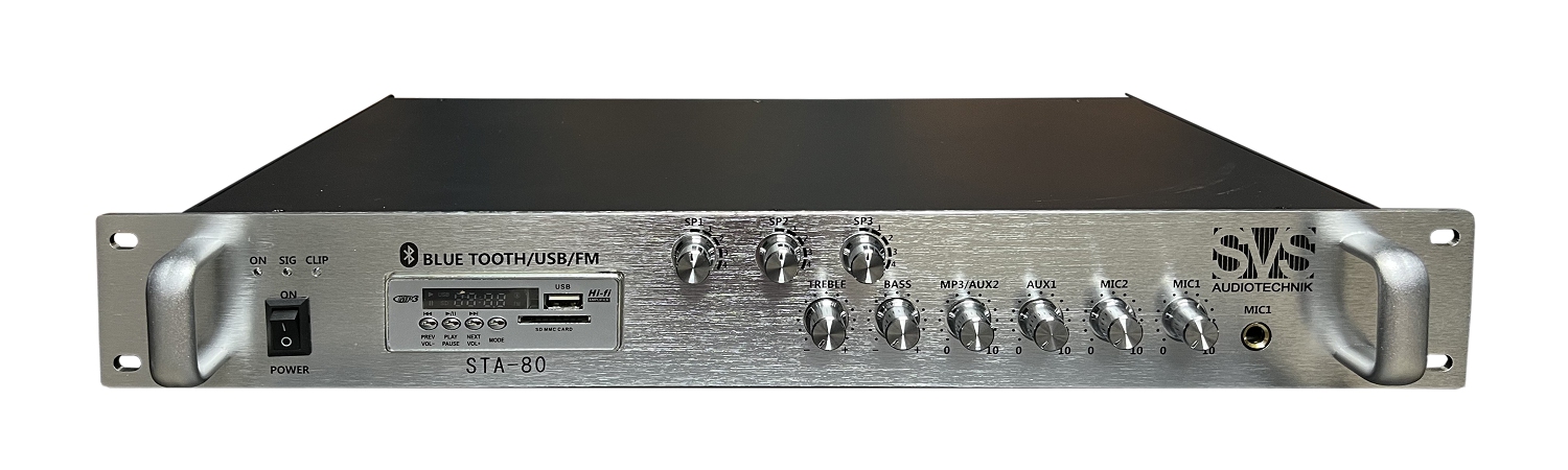 SVS Audiotechnik STA-80 Микшер-усилитель для систем Public Address в Иваново